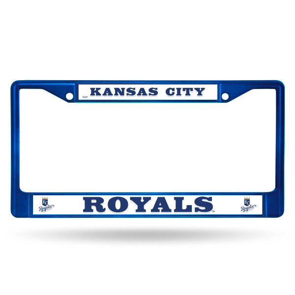 Kansas City Royals License Plate Frame Metal Blue