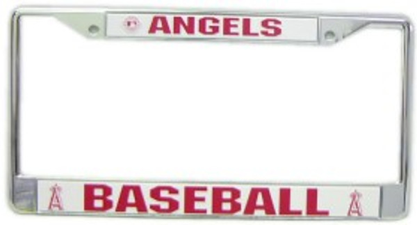 Los Angeles Angels License Plate Frame Chrome