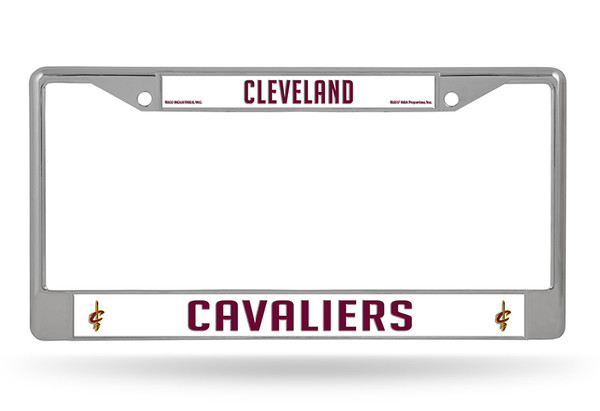 Cleveland Cavaliers License Plate Frame Chrome