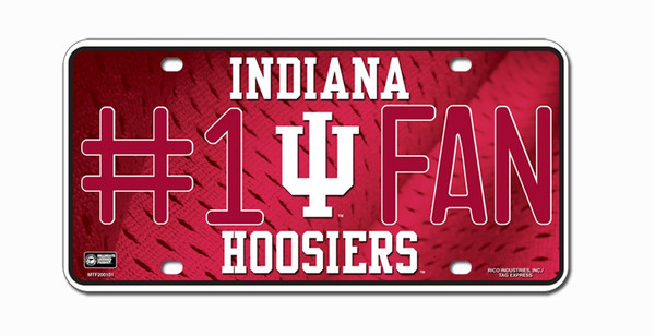 Indiana Hoosiers License Plate #1 Fan