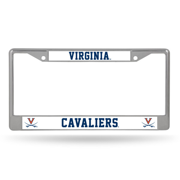 Virginia Cavaliers License Plate Frame Chrome