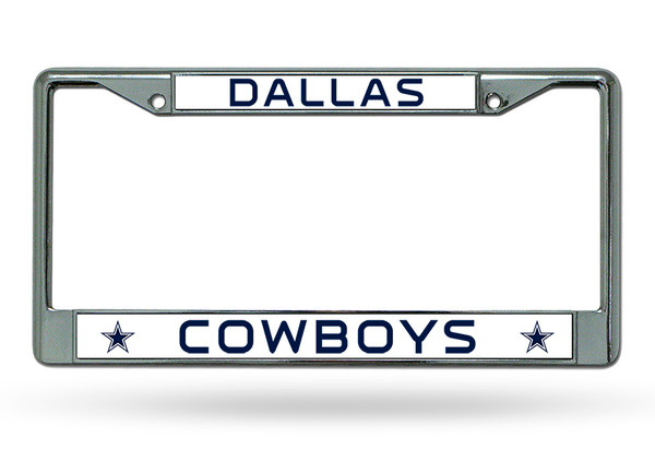 Dallas Cowboys License Plate Frame Chrome