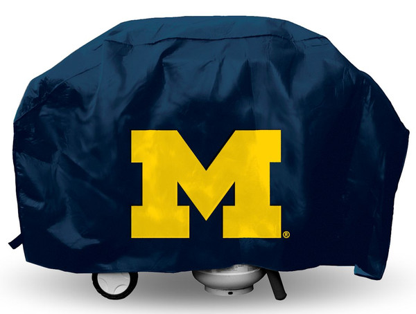 Michigan Wolverines Grill Cover Deluxe