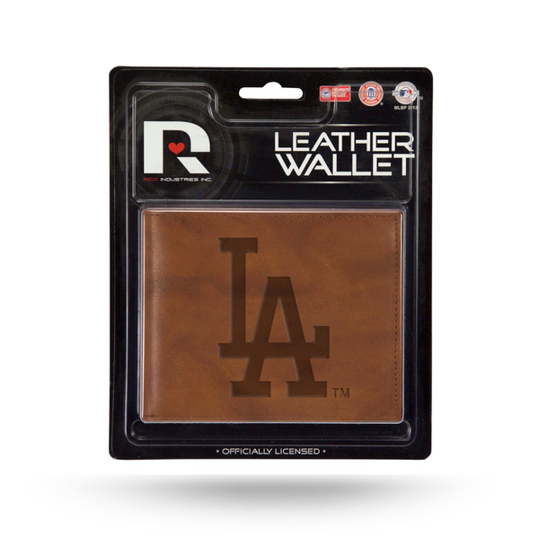 Los Angeles Dodgers Wallet Billfold Leather Embossed