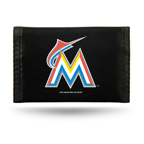 Miami Marlins Wallet Nylon Trifold