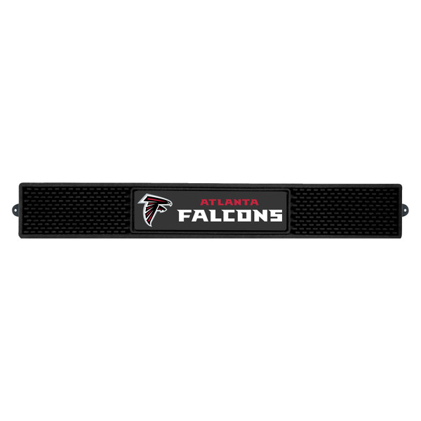 Atlanta Falcons Drink Mat Falcon Primary Logo and Wordmark Black