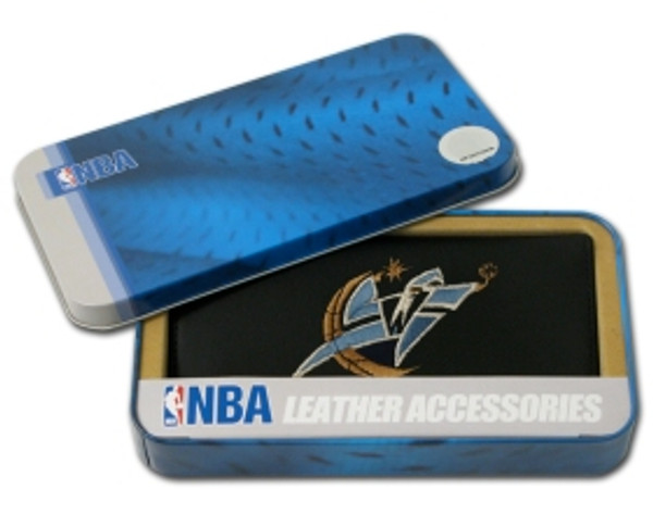 Washington Wizards Checkbook Cover Embroidered Leather