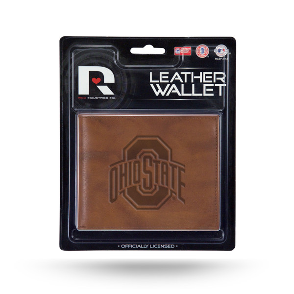 Ohio State Buckeyes Leather Embossed Billfold