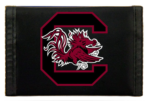 South Carolina Gamecocks Wallet Nylon Trifold