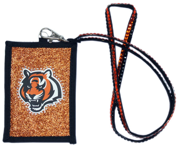 Cincinnati Bengals Wallet Beaded Lanyard Style