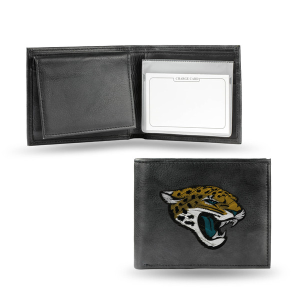 Jacksonville Jaguars Embroidered Leather Billfold