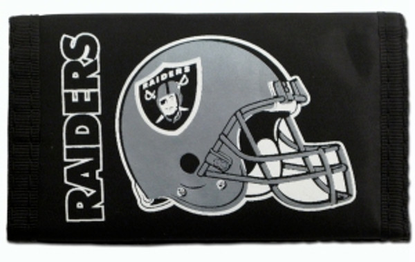 Las Vegas Raiders Wallet Nylon Trifold