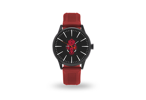 Arkansas Razorbacks Watch Men's Cheer Style with Maroon Watch Band