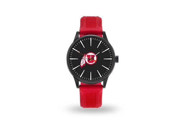 Utah Utes Watch Men's Cheer Style with Red Watch Band
