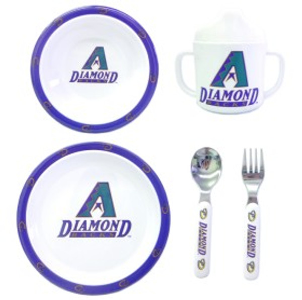 Arizona Diamondbacks 5 Piece Children's Dinner Set