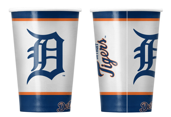 Detroit Tigers Disposable Paper Cups