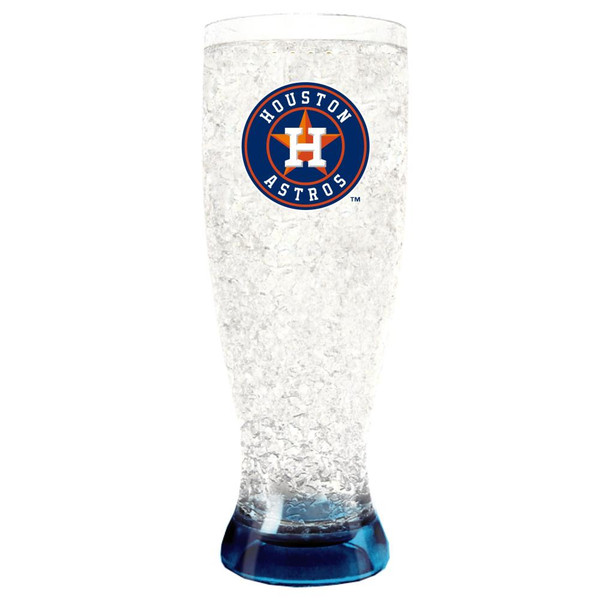 Houston Astros Crystal Freezer Flared Pilsner 16 Oz.