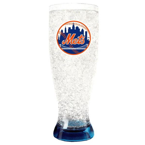 New York Mets Crystal Freezer Flared Pilsner 16 Oz.