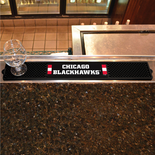 NHL - Chicago Blackhawks Drink Mat 3.25"x24"