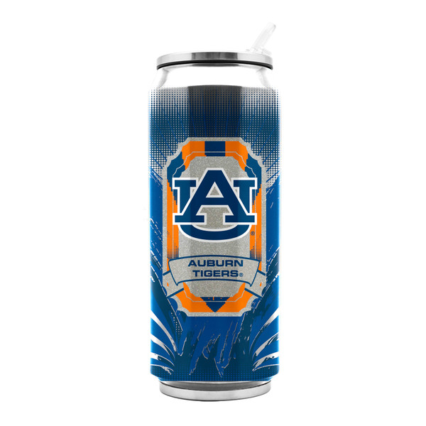 Auburn Tigers Stainless Steel Thermo Can - 16.9 ounces