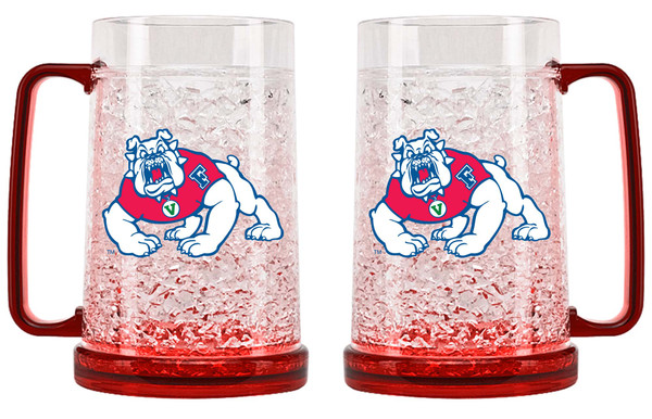 Fresno State Bulldogs Mug Crystal Freezer Style