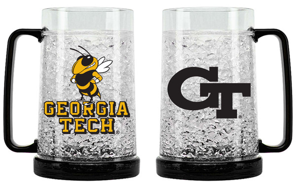 Georgia Tech Yellow Jackets Mug Crystal Freezer Style