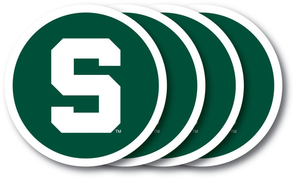 Michigan State Spartans Coaster Set - 4 Pack