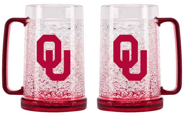 Oklahoma Sooners Crystal Freezer Mug