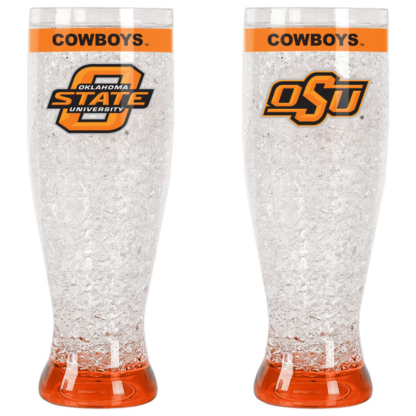 Oklahoma State Cowboys Crystal Pilsner Glass