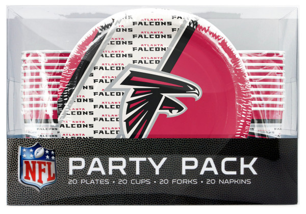 Atlanta Falcons Party Pack 80 Piece
