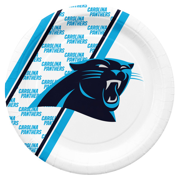 Carolina Panthers Disposable Paper Plates
