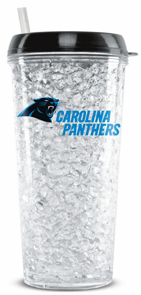 Carolina Panthers Crystal Freezer Tumbler