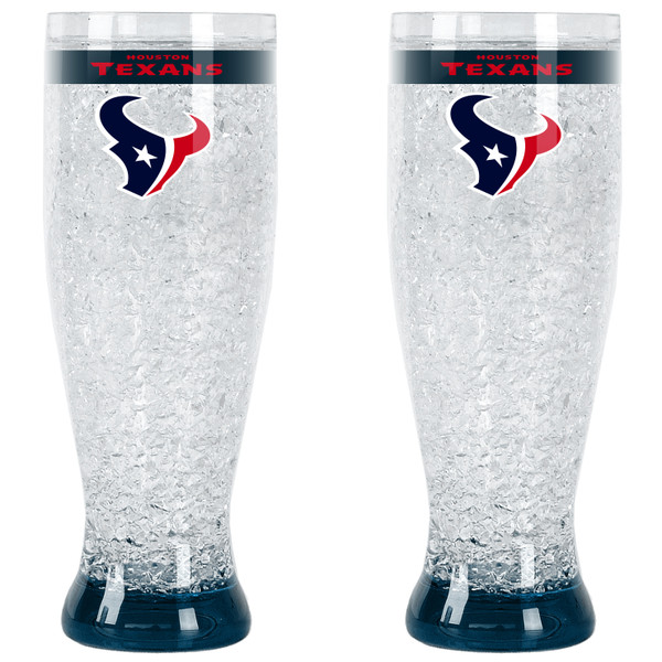 Houston Texans Crystal Pilsner Glass