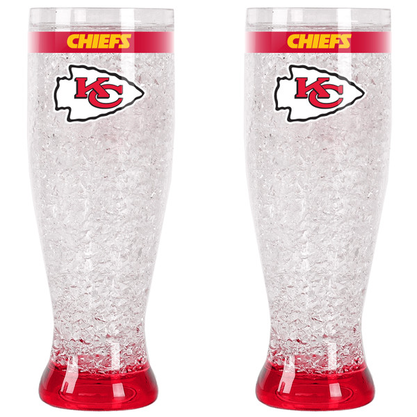 Kansas City Chiefs Pilsner Crystal Freezer Style