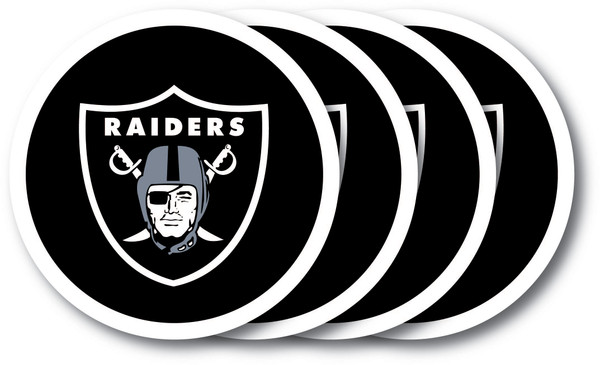 Las Vegas Raiders Coaster 4 Pack Set