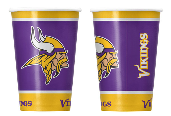 Minnesota Vikings Disposable Paper Cups