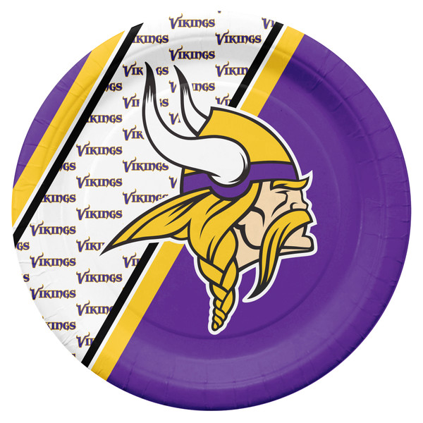 Minnesota Vikings Paper Plates Disposable