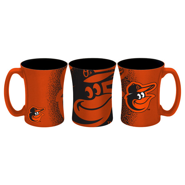 Baltimore Orioles Coffee Mug - 14 oz Mocha
