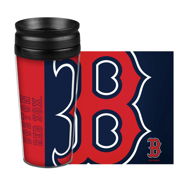 Boston Red Sox Travel Mug - 14 oz Full Wrap - Hype Style