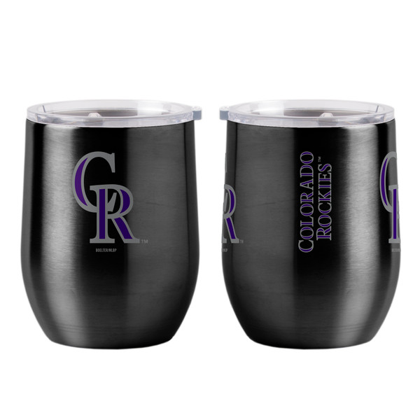 Colorado Rockies Travel Tumbler 16oz Ultra Curved Beverage