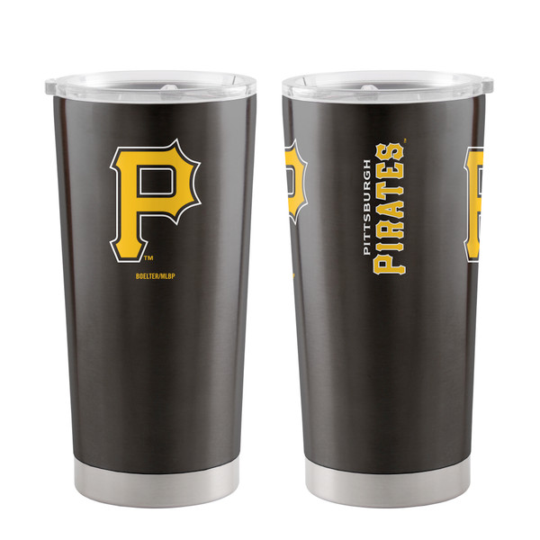 Pittsburgh Pirates Travel Tumbler 20oz Ultra Black