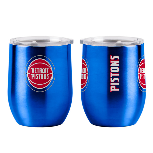 Detroit Pistons Travel Tumbler 16oz Ultra Curved Beverage