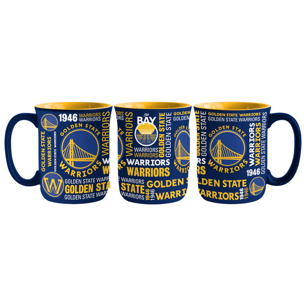 Golden State Warriors Coffee Mug 17oz Spirit Style Alternate Design