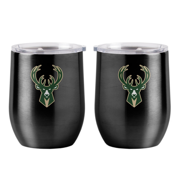 Milwaukee Bucks Travel Tumbler 16oz Ultra Curved Beverage