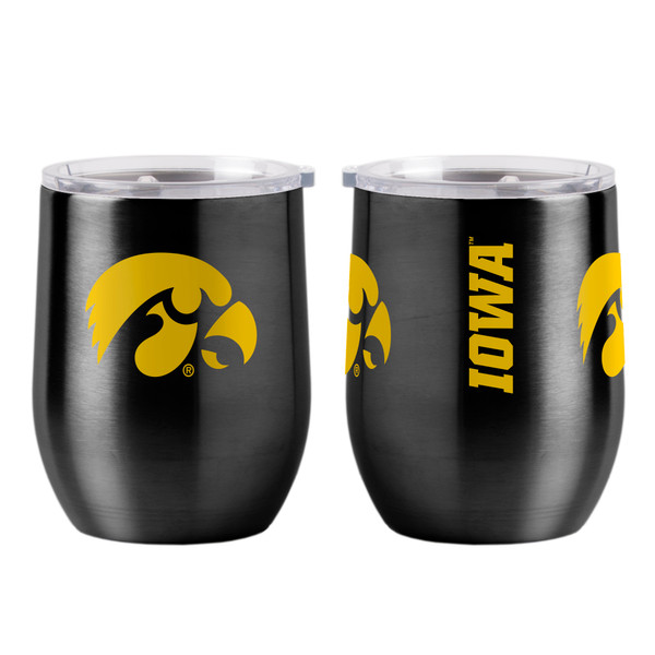 Iowa Hawkeyes Travel Tumbler 16oz Ultra Curved Beverage