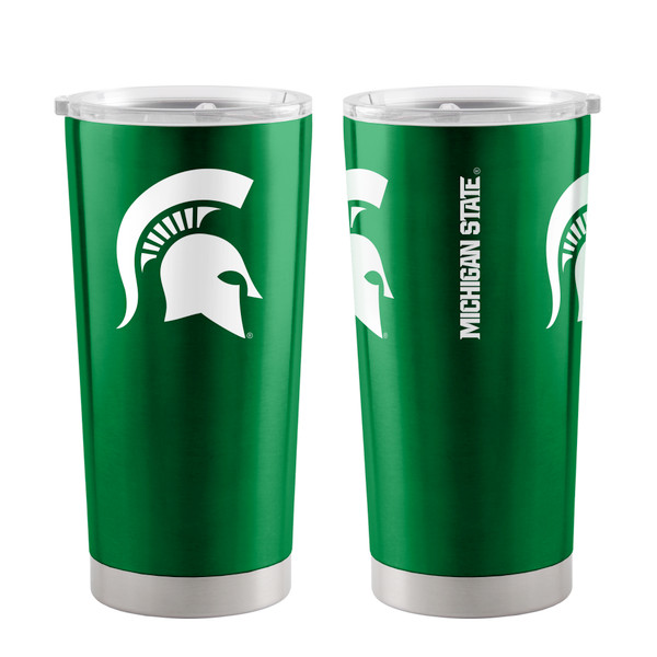 Michigan State Spartans Travel Tumbler 20oz Ultra Green