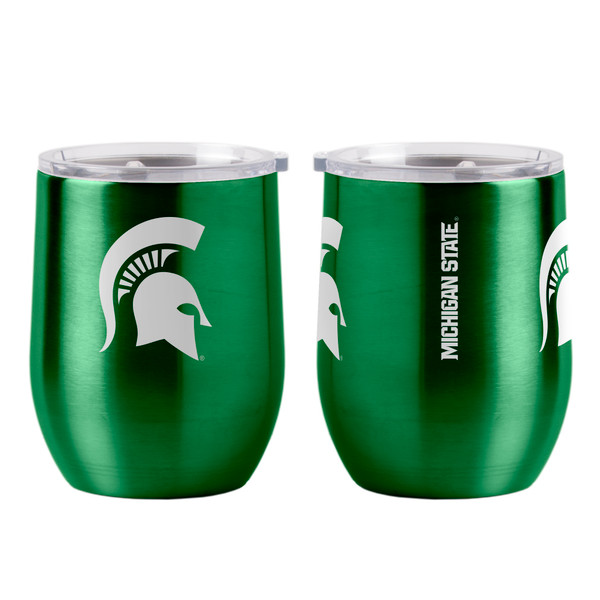 Michigan State Spartans Travel Tumbler 16oz Ultra Curved Beverage