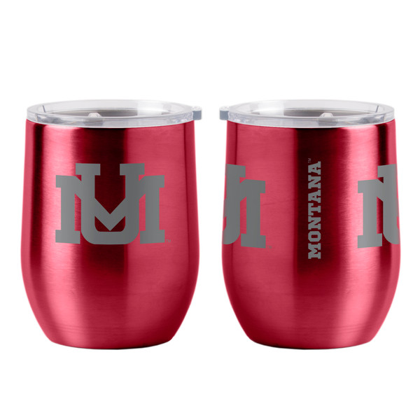 Montana Grizzlies Travel Tumbler 16oz Ultra Curved Beverage