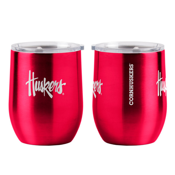 Nebraska Cornhuskers Travel Tumbler 16oz Ultra Curved Beverage