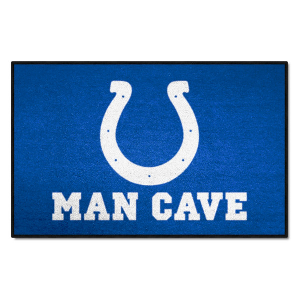 Indianapolis Colts Man Cave Starter Horseshoe Primary Logo Blue